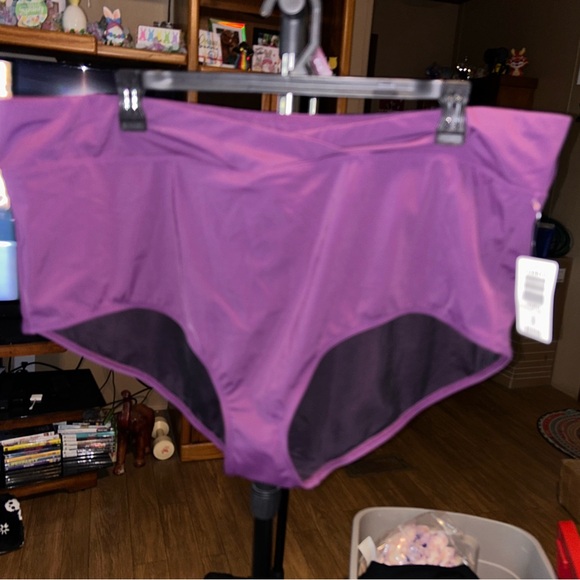 Torrid Vibrant Purple Swim Bottoms - Picture 2 of 3